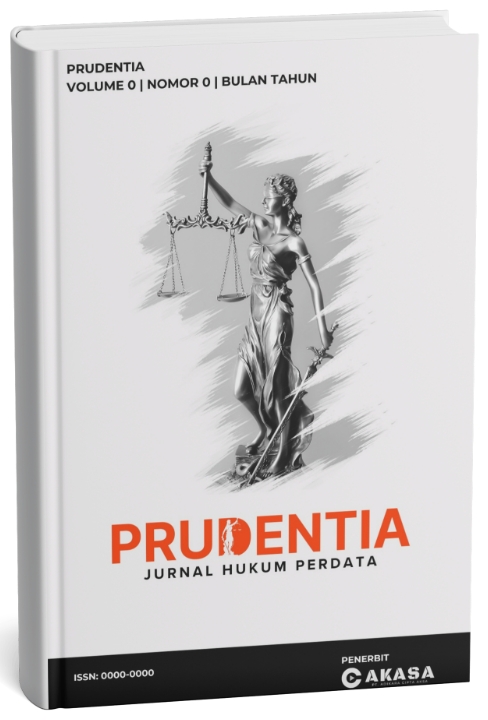 Prudentia: Jurnal Hukum Perdata